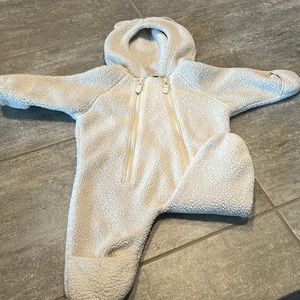 LL Bean infant fleece bunting